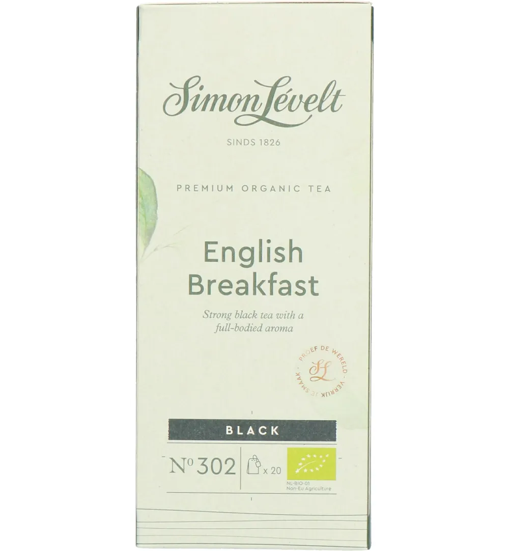 Simon Levelt English breakfast Max Havelaar bio (20 zakjes)