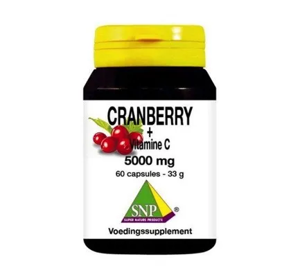 Snp Cranberry vitamine C 5000 mg (60 capsules)