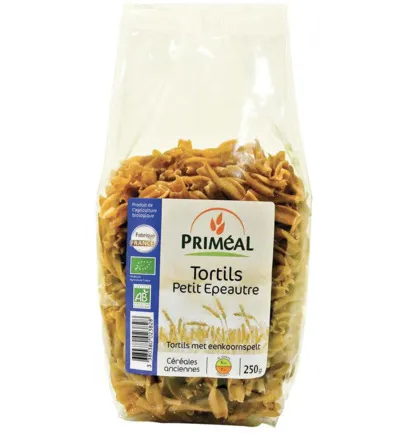 Priméal Fusilli Tortils Eenkoornspelt Bio (250 gr)