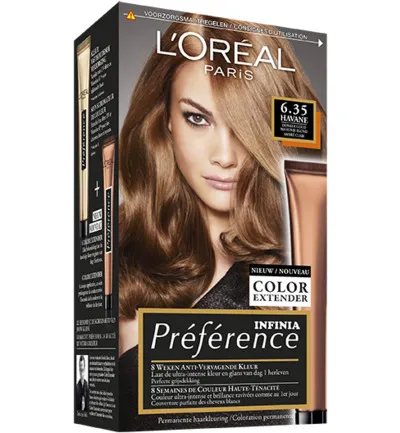 L'Oréal Preference 6.35 Havane Donker Goud Mahonie Blond (1 set)