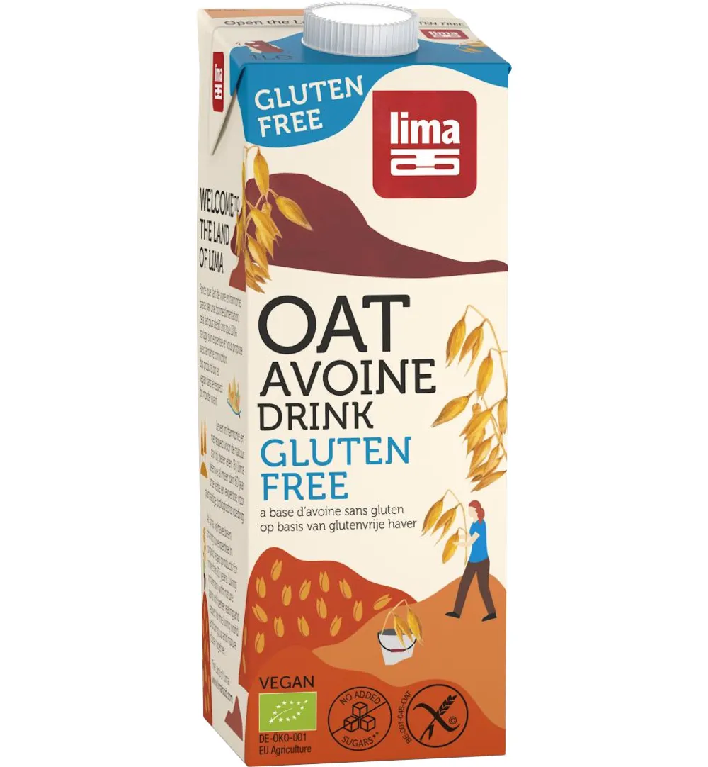 Lima Oat Drink Glutenvrij Bio (1000 ml)