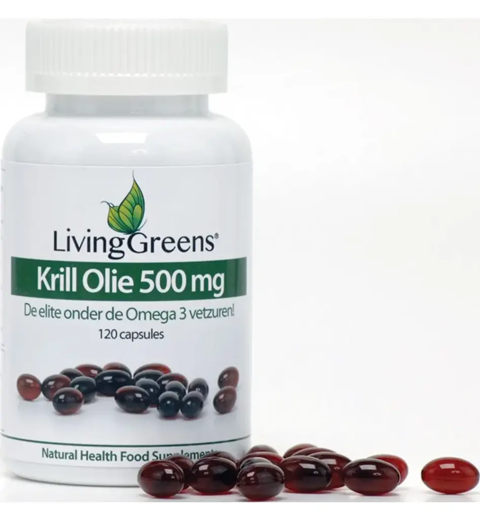 Livinggreens Krillolie 500Mg (120 capsules)