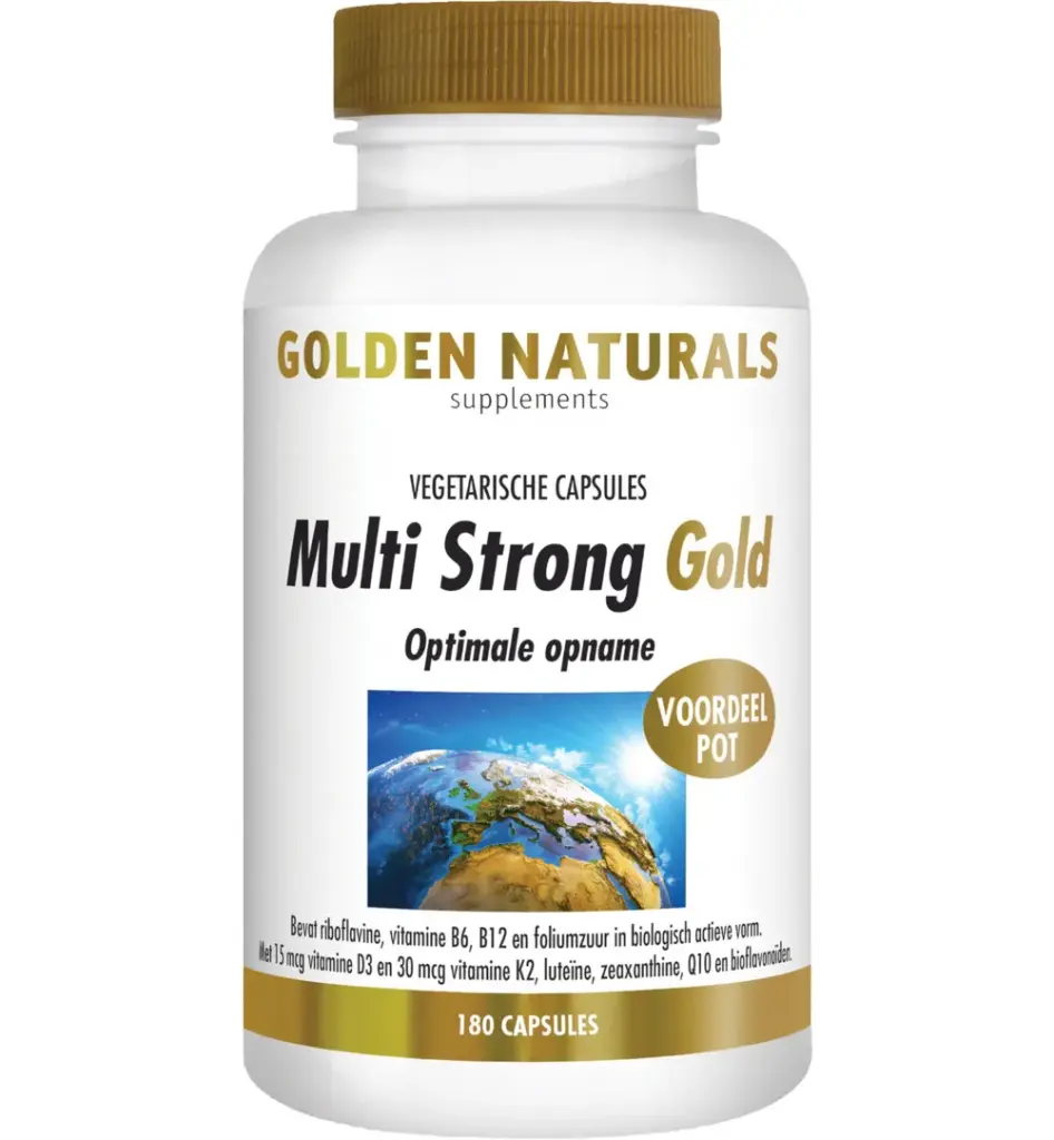 Golden Naturals Multi strong gold (180 vega capsules)