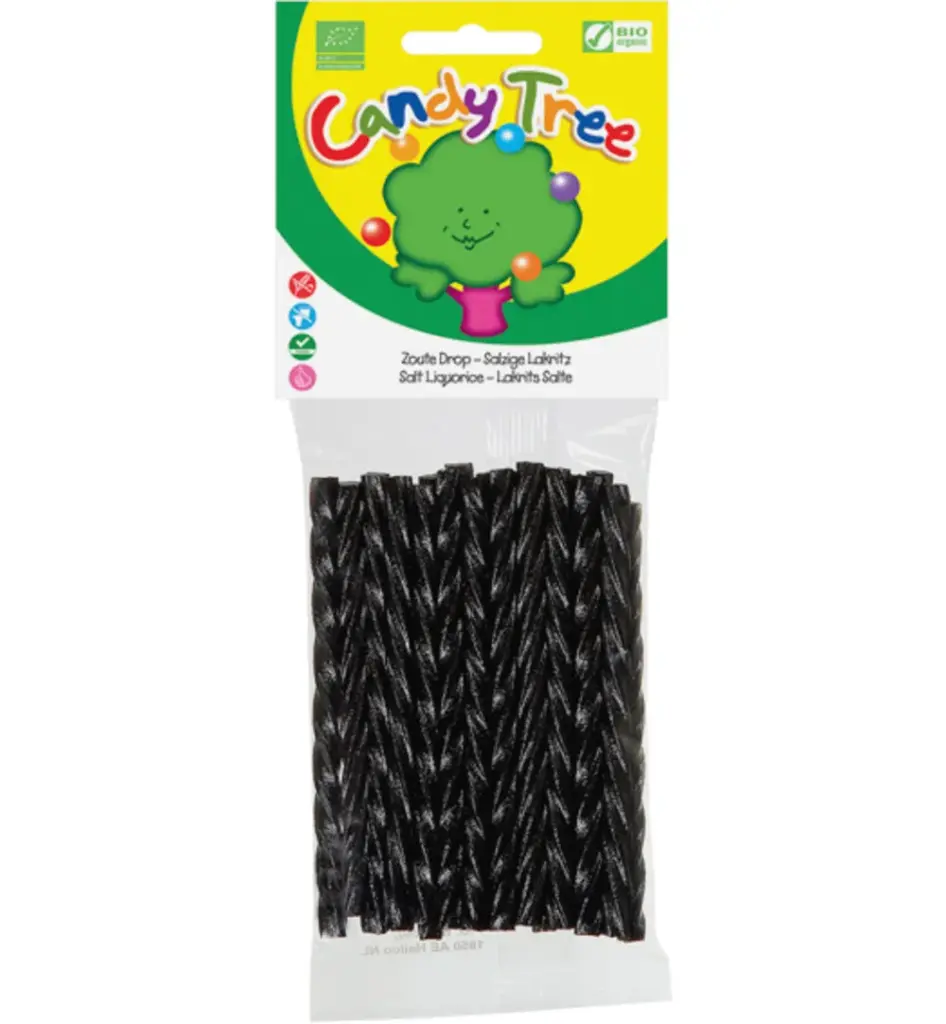 Candy Tree Dropkabel zout glutenvrij bio (100 gr)