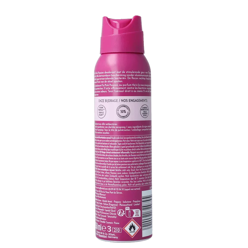 Fa Deodorant Spray Pink Passion (150 ml) - image 2