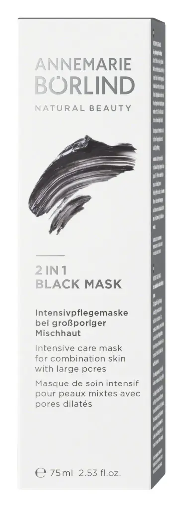 ANNEMARIE BÖRLIND Masker skin & pore black 2-in-1 (75 ml)