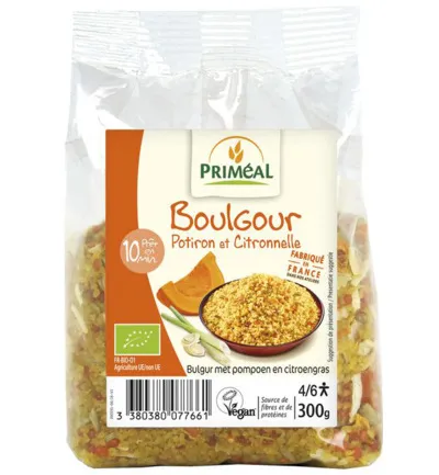 Priméal Bulgur Met Pompoen En Citroengras Bio (300 gr)