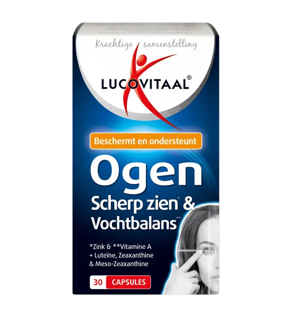 Lucovitaal Ogen Scherp Zien & Vochtbalans (30 capsules)