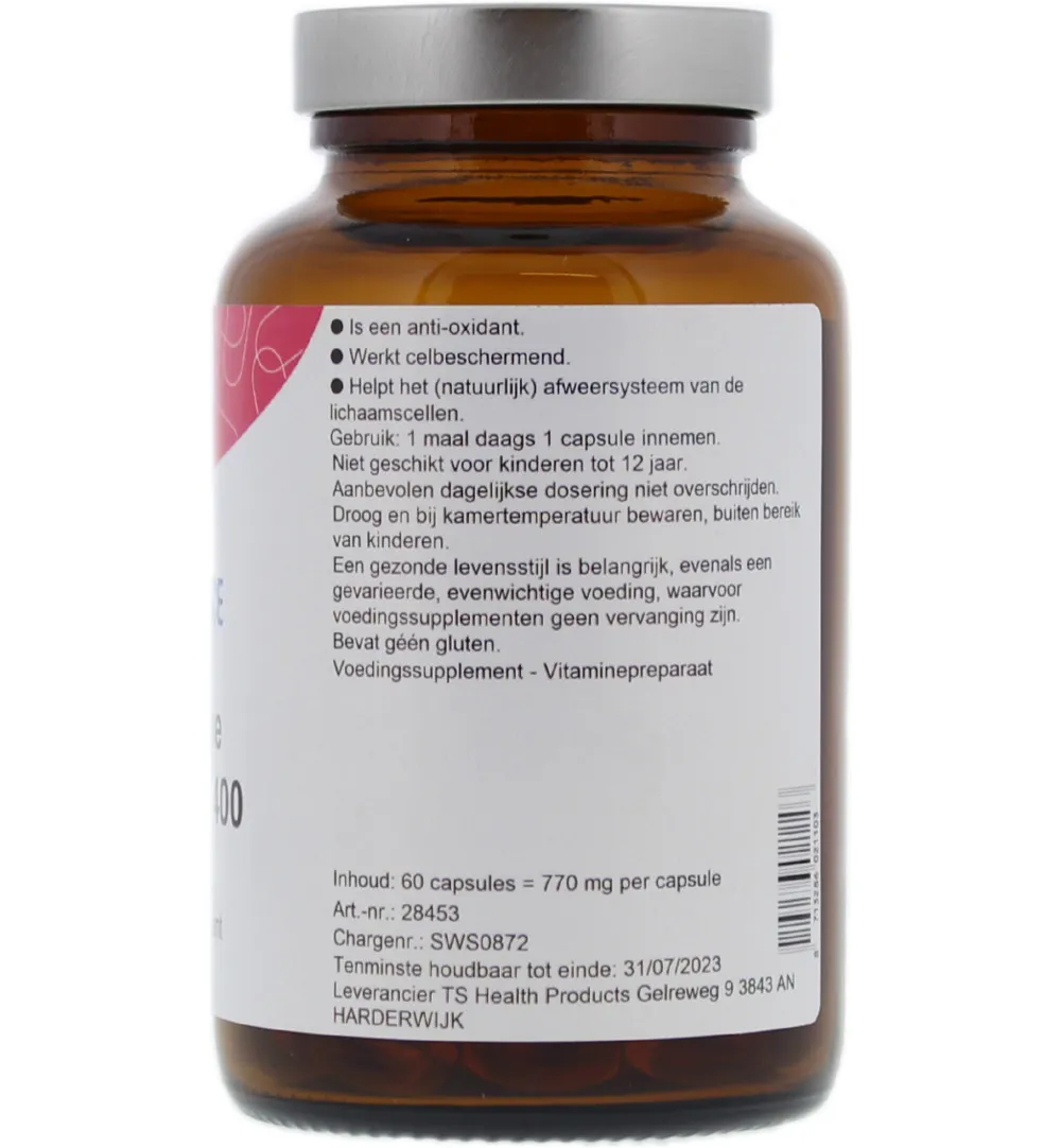 TS Choice Vitamine E 400IE (60 capsules) - image 2