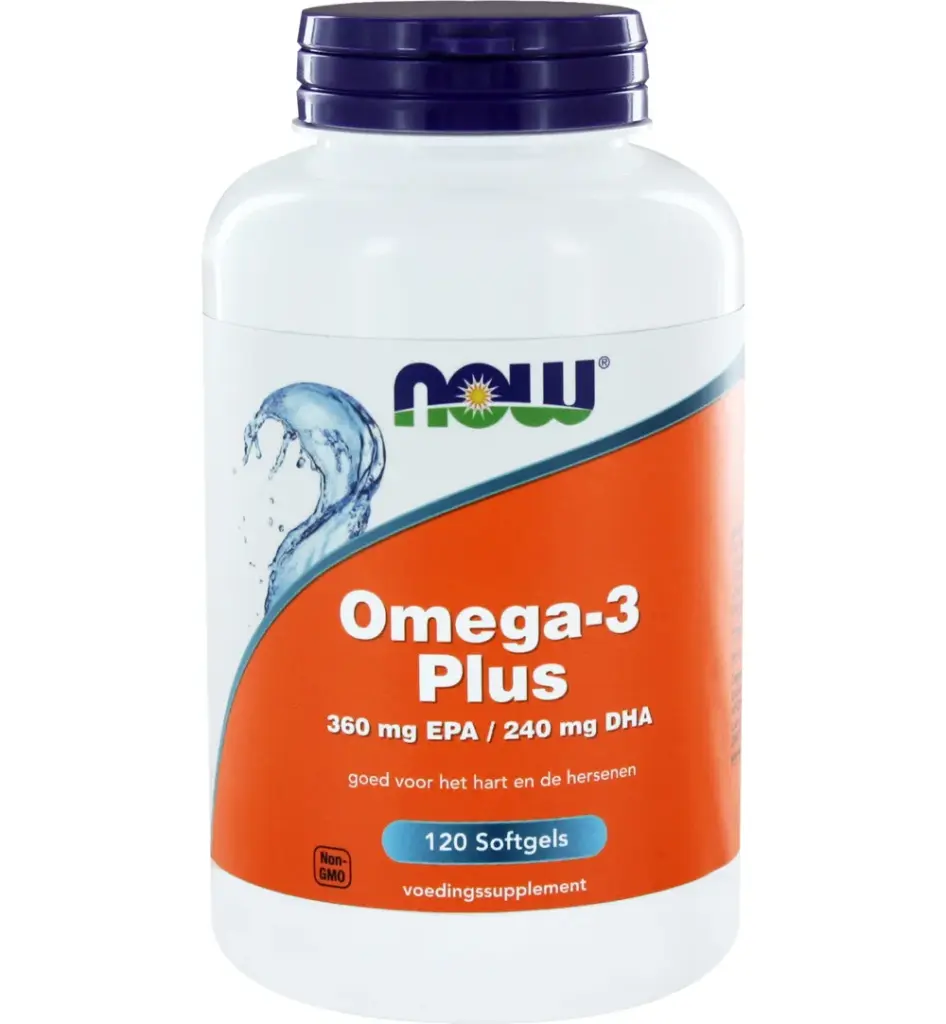 Now Omega-3 Plus 360 Mg Epa 240 Mg Dha (120 softgels)