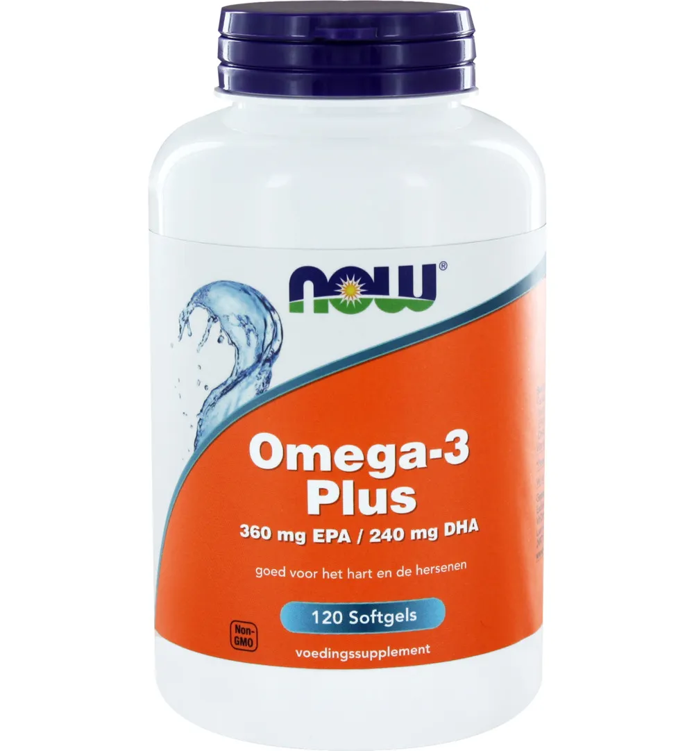 Now Omega-3 Plus 360 Mg Epa 240 Mg Dha (120 softgels)