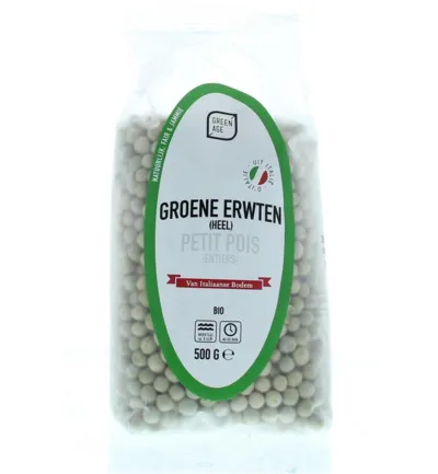 Greenagegroene Erwten Bio (500 gr)