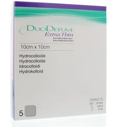 Duoderm Extra thin 10 x 10 cm (5 stuks)