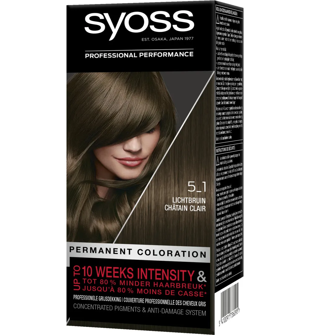 Syoss Color Baseline 5-1000Mlichtbruin (1 set)