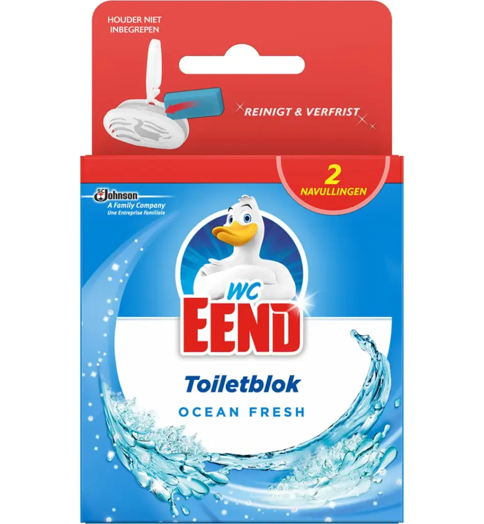 Wc Eend Blok ocean fresh navul (2 x 40 gr)