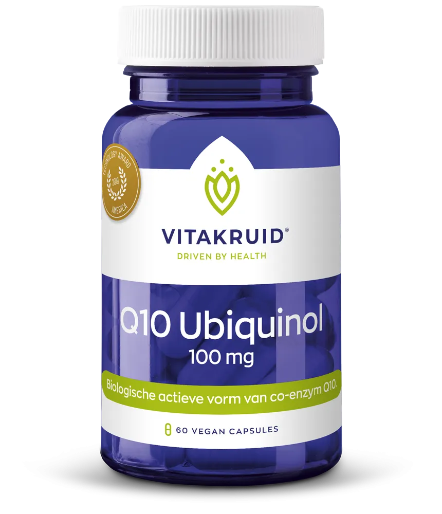 Vitakruid Co-Enzym Q10 Ubiquinol Actieve Vorm Kaneka® 100 Mg (60 vega capsules)