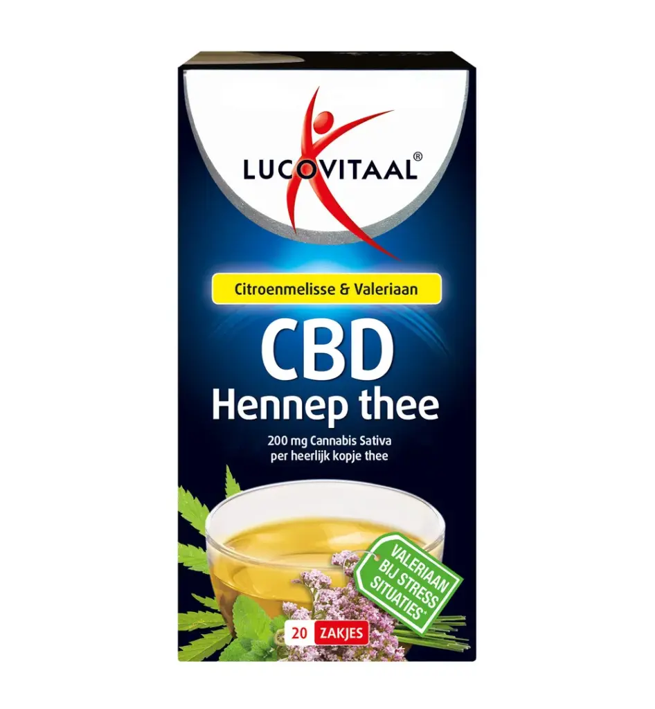 Lucovitaal CBD Hennep Thee (20 zakjes)