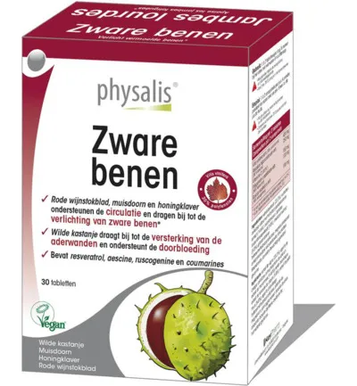 Physalis Zware benen (30 tabletten)