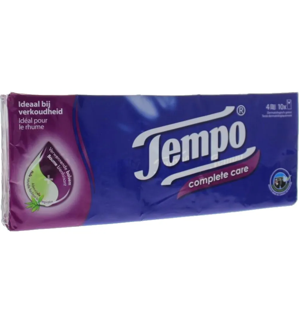 Tempo Zakdoekje Complete Care (10 stuks)