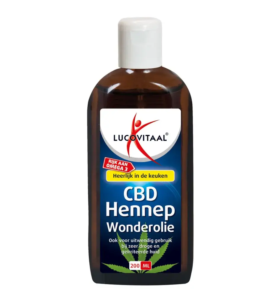 Lucovitaal CBD Hennep Huidwonder Olie (200 ml)