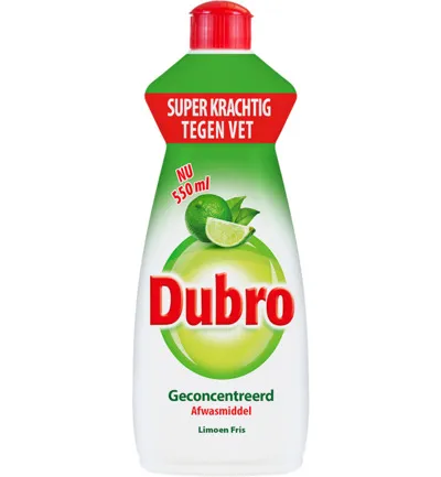 Dubro Afwas limoen fris (550 ml)