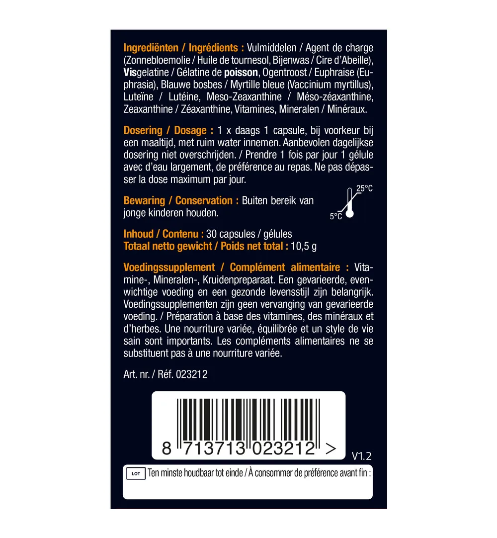 Lucovitaal Ogen Dag & Nacht Scherp Zicht (30 capsules) - image 6