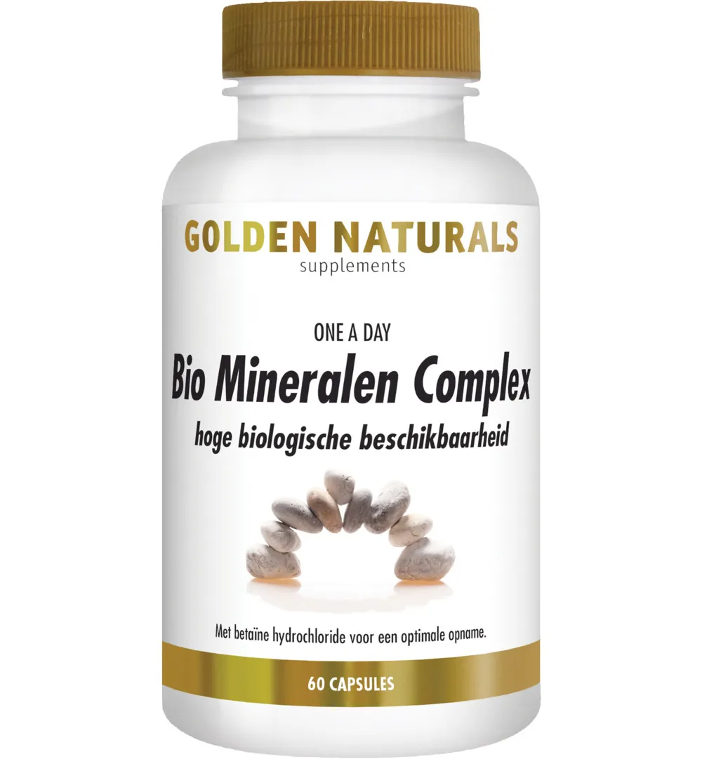 Golden Naturals Bio mineralen complex (60 vega capsules)