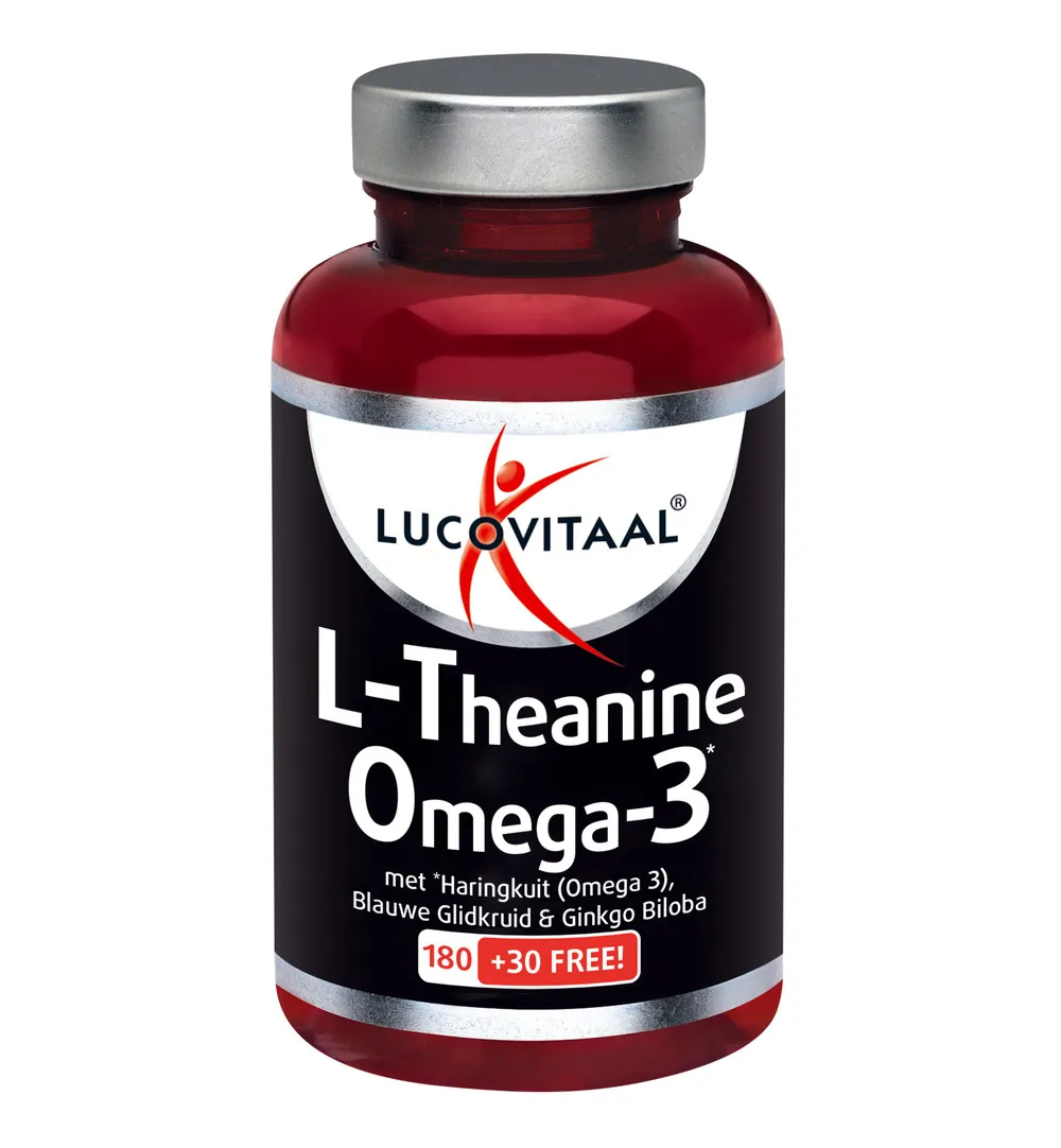 Lucovitaal L-Theanine Omega 3 (210 capsules)