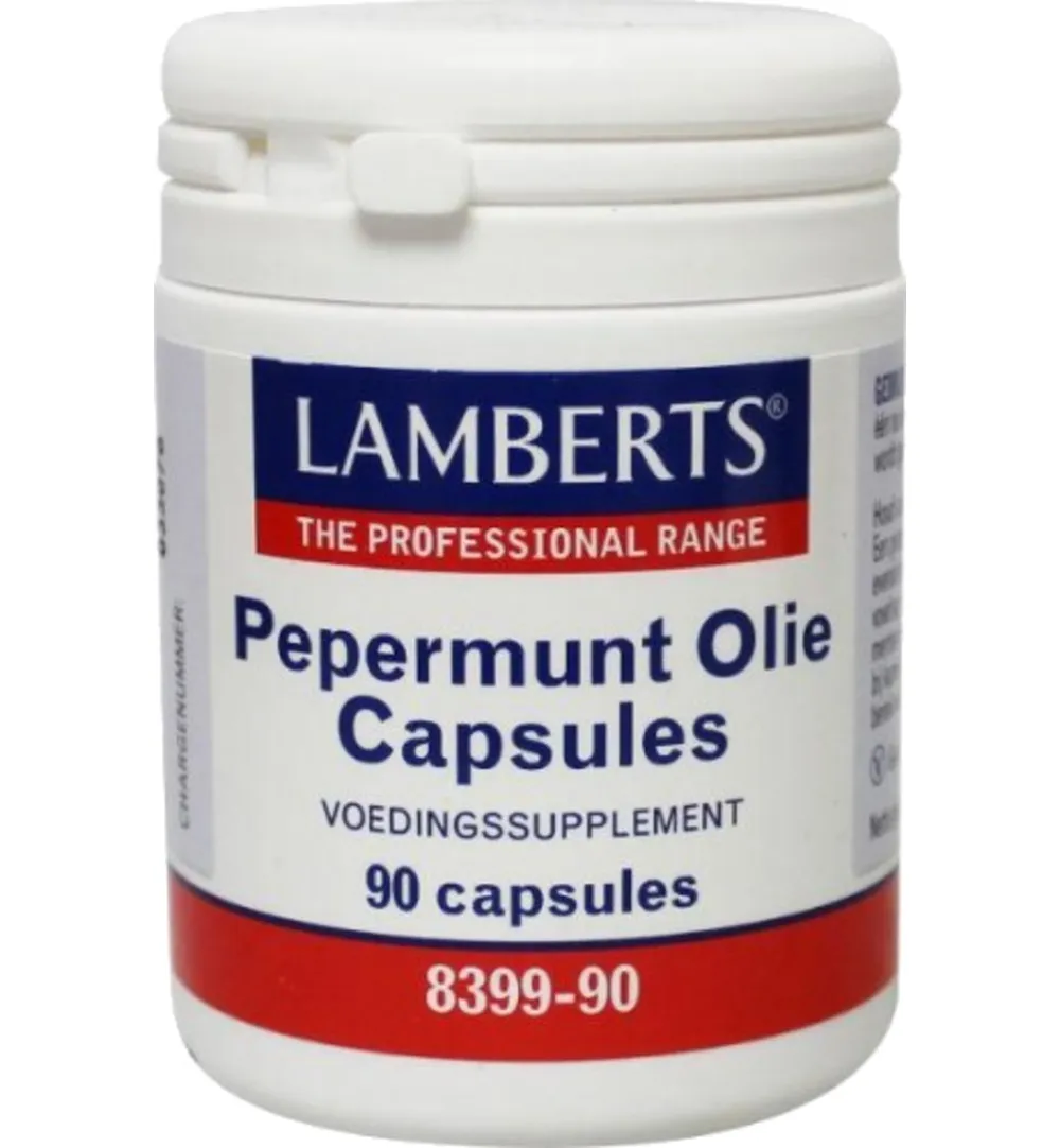 Lamberts Pepermuntolie 100Mg (90 vega capsules)