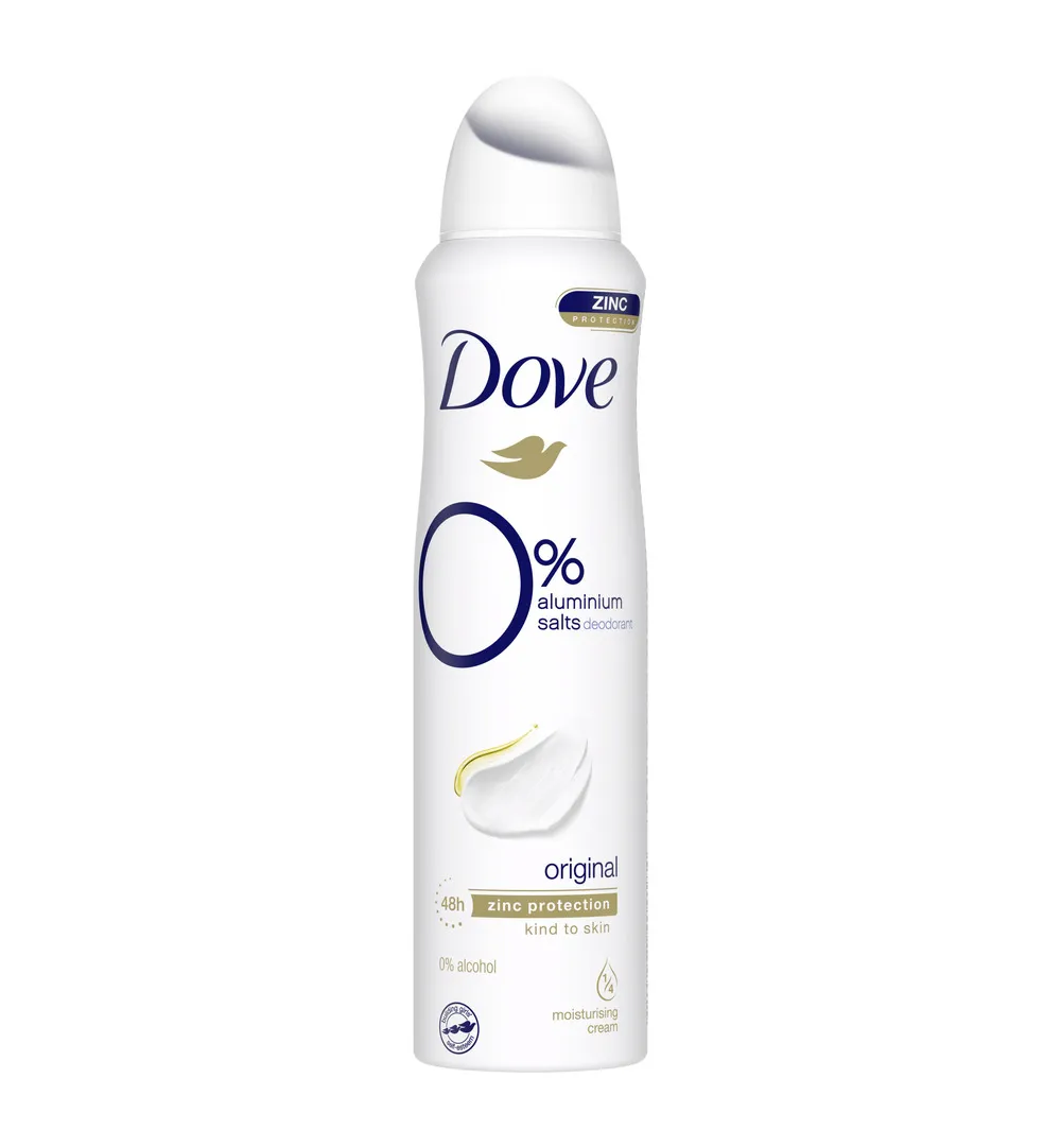 Dove Deodorant spray original 0% (150 ml)
