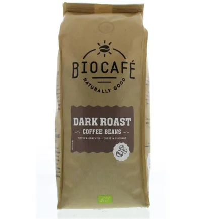 Biocafé Koffiebonen Dark Roast Bio (500 gr)
