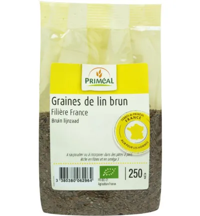 Priméal Lijnzaad Bruin Bio (250 gr)