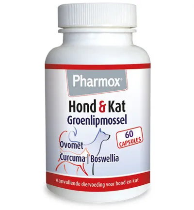 Pharmox Hond/Katgroenlipmossel (60 capsules)