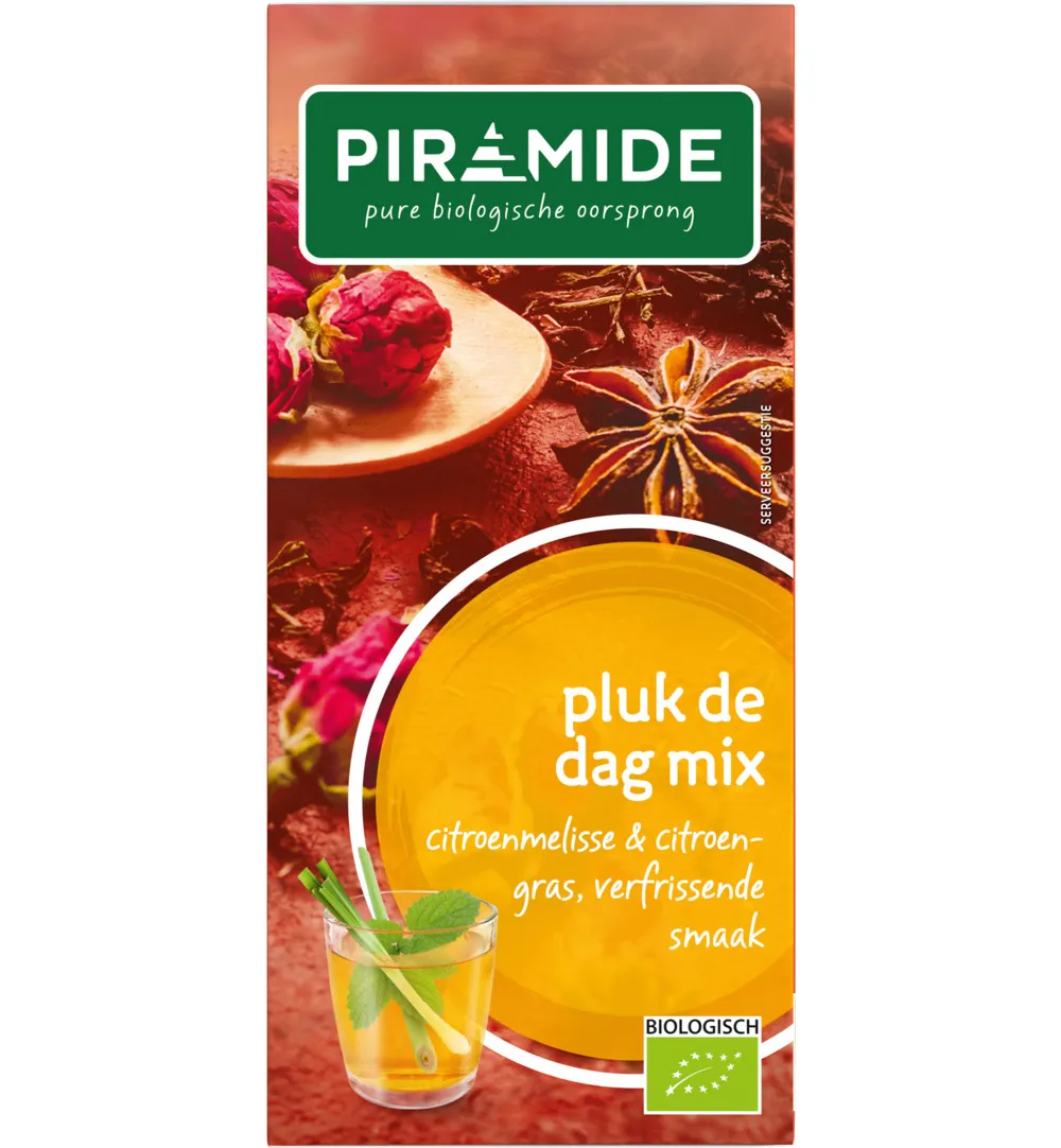 Piramide Pluk De Dag Mix Thee Eko Bio (20 stuks)