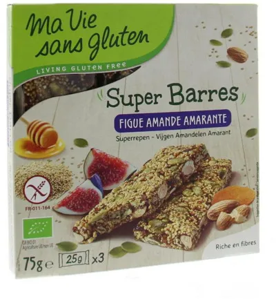 Ma Vie Sans Gluten Super Repen Amandel Vijg Amarant Glutenvrij Bio (75 gr)