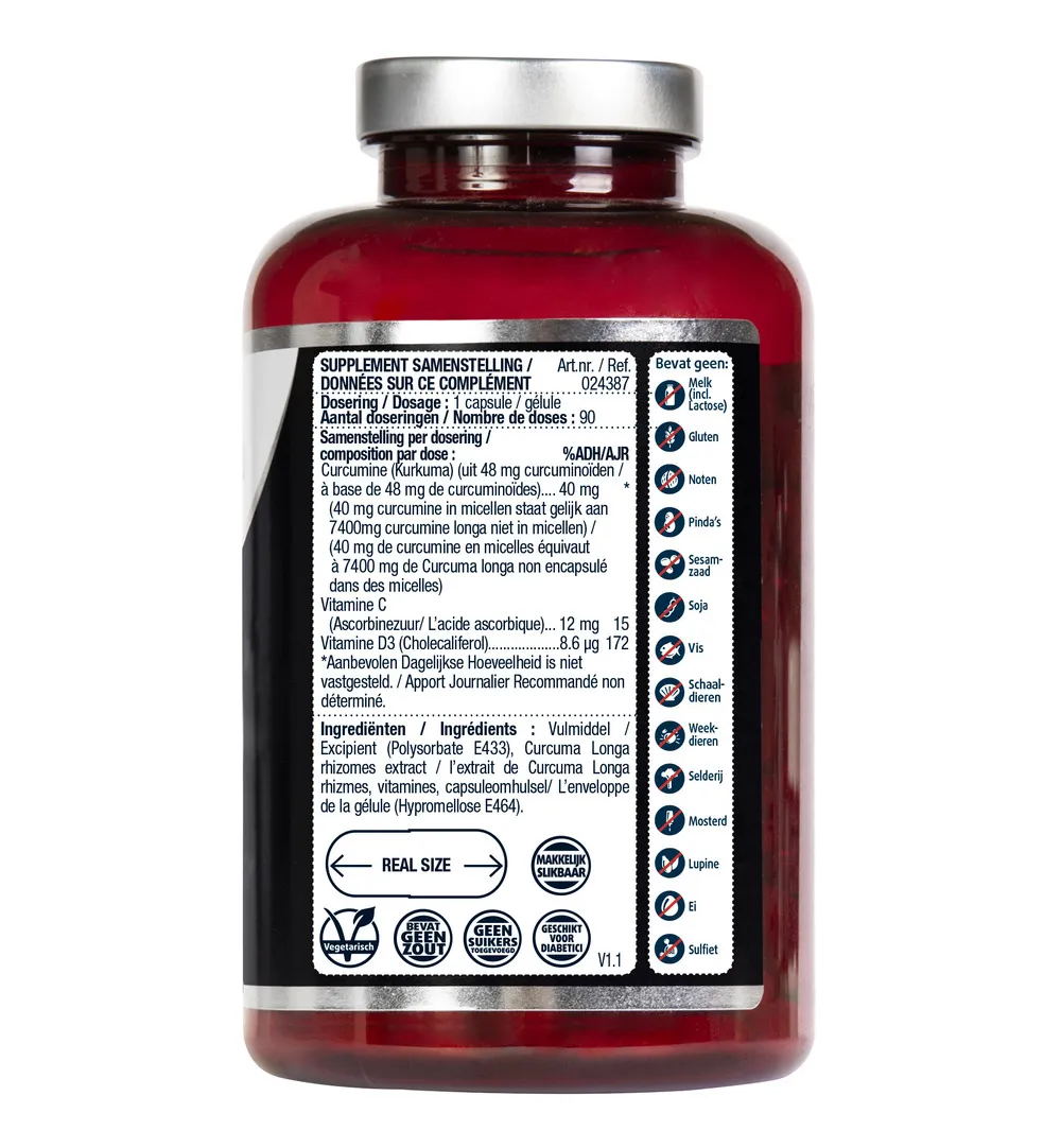 Lucovitaal Kurkuma X-tra Krachtig (90 capsules)