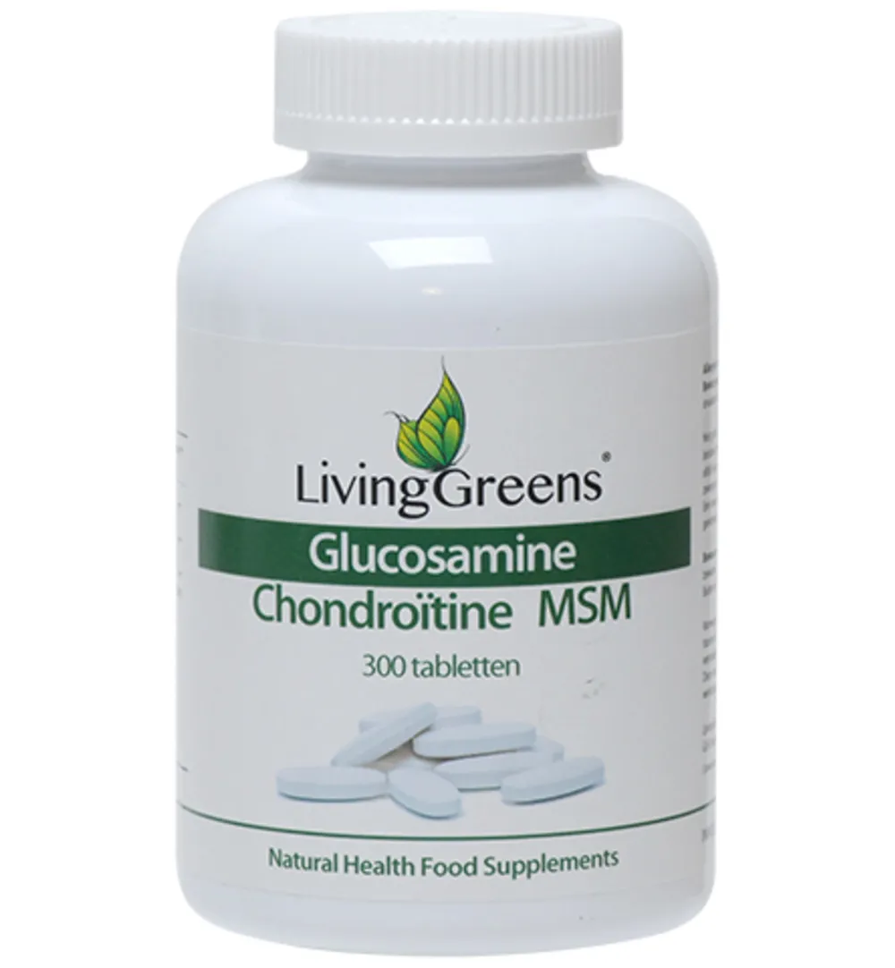 Livinggreens Glucosamine Chondroitine Msm (300 tabletten)