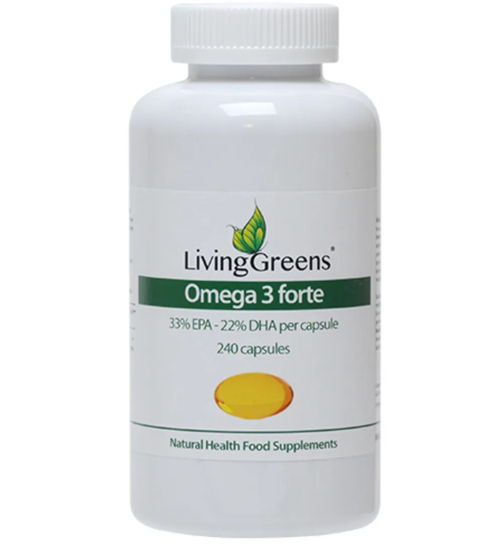 Livinggreens Omega 3 Visolie Forte (240 capsules)