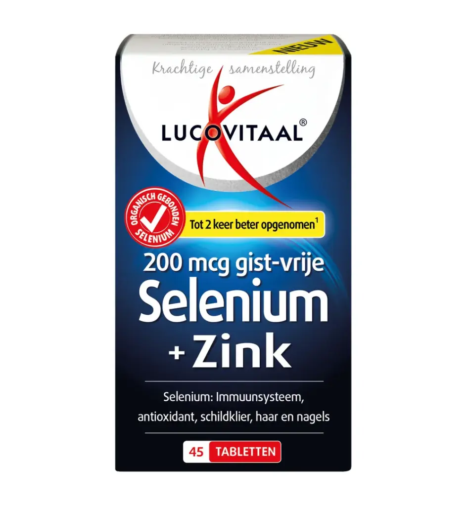 Lucovitaal Selenium Zink (45 tabletten)