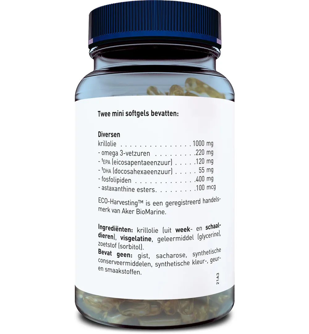 Orthica Omega 3 krillolie (60 softgels)