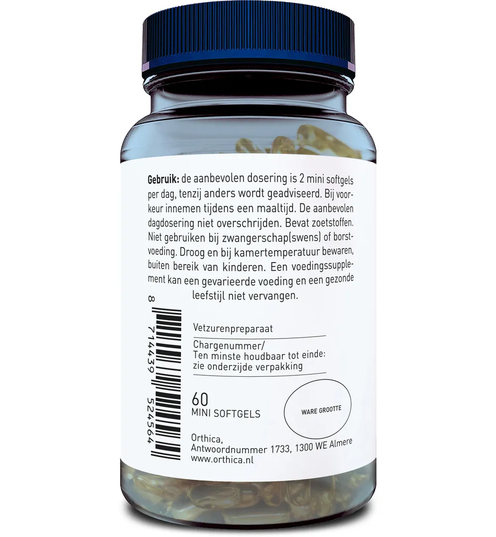 Orthica Omega 3 krillolie (60 softgels) - image 2