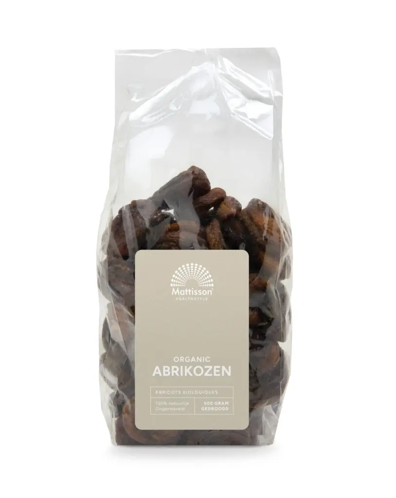 Mattisson Abrikozen Ongezwaveld Bio (500 gr)