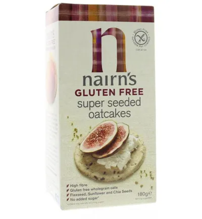 Nairns Oatcakes Super Seeded (180 gr)