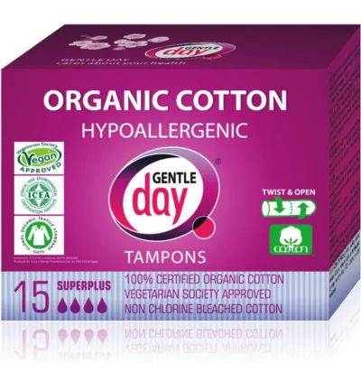 Gentle Day Tampon super plus (15 stuks)