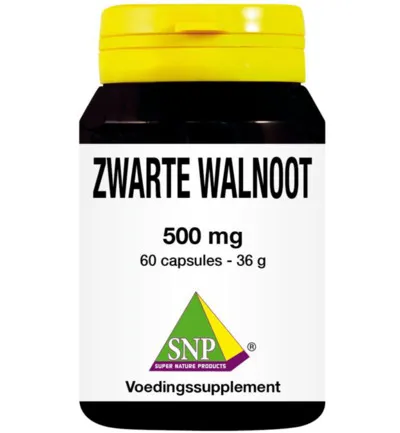 Snp Zwarte Walnoot 500 Mg (60 capsules)