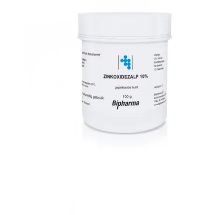 Bipharma Zinkoxidezalf 10% (100 gr)