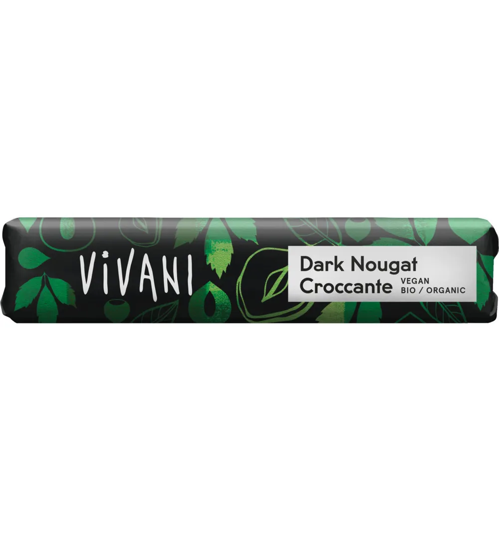 Vivani Chocolate To Go Dark Nougat Croccante Vegan Bio (35 gr)