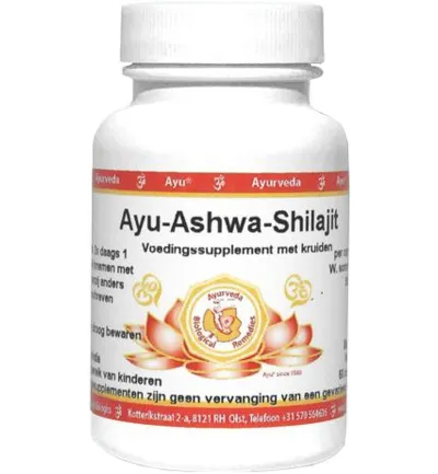Ayurveda BR Ayu ashwa shilajit (60 tabletten)