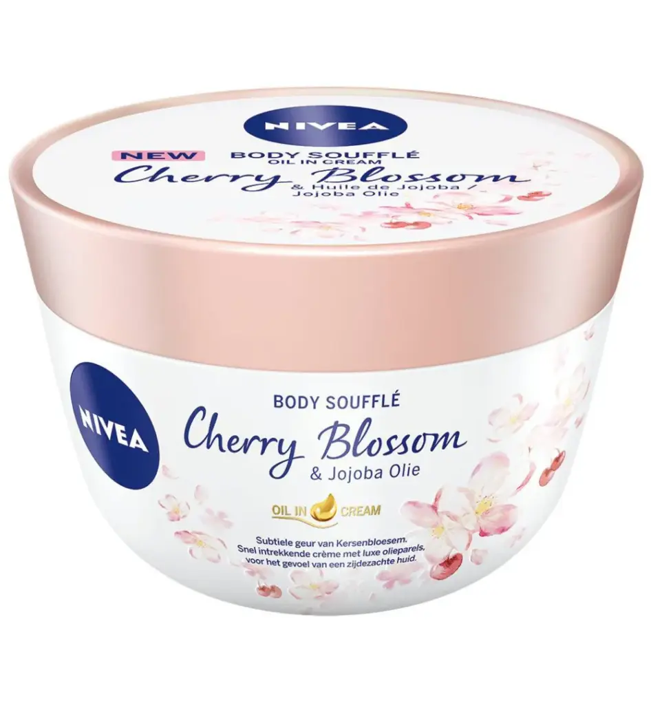 Nivea Body oil souffle cherry blossom & jojoba (200 ml)