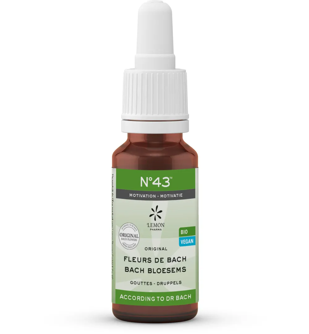 Lemon Pharma Bach bloesems mengeling 43 motivatie bio (20 ml)